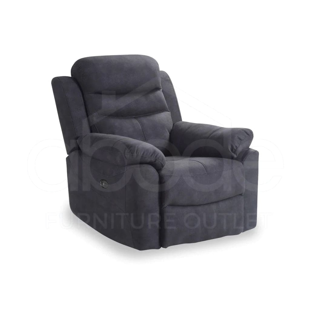Willow Premium Power Reclining Grey Fabric Armchair Sofas