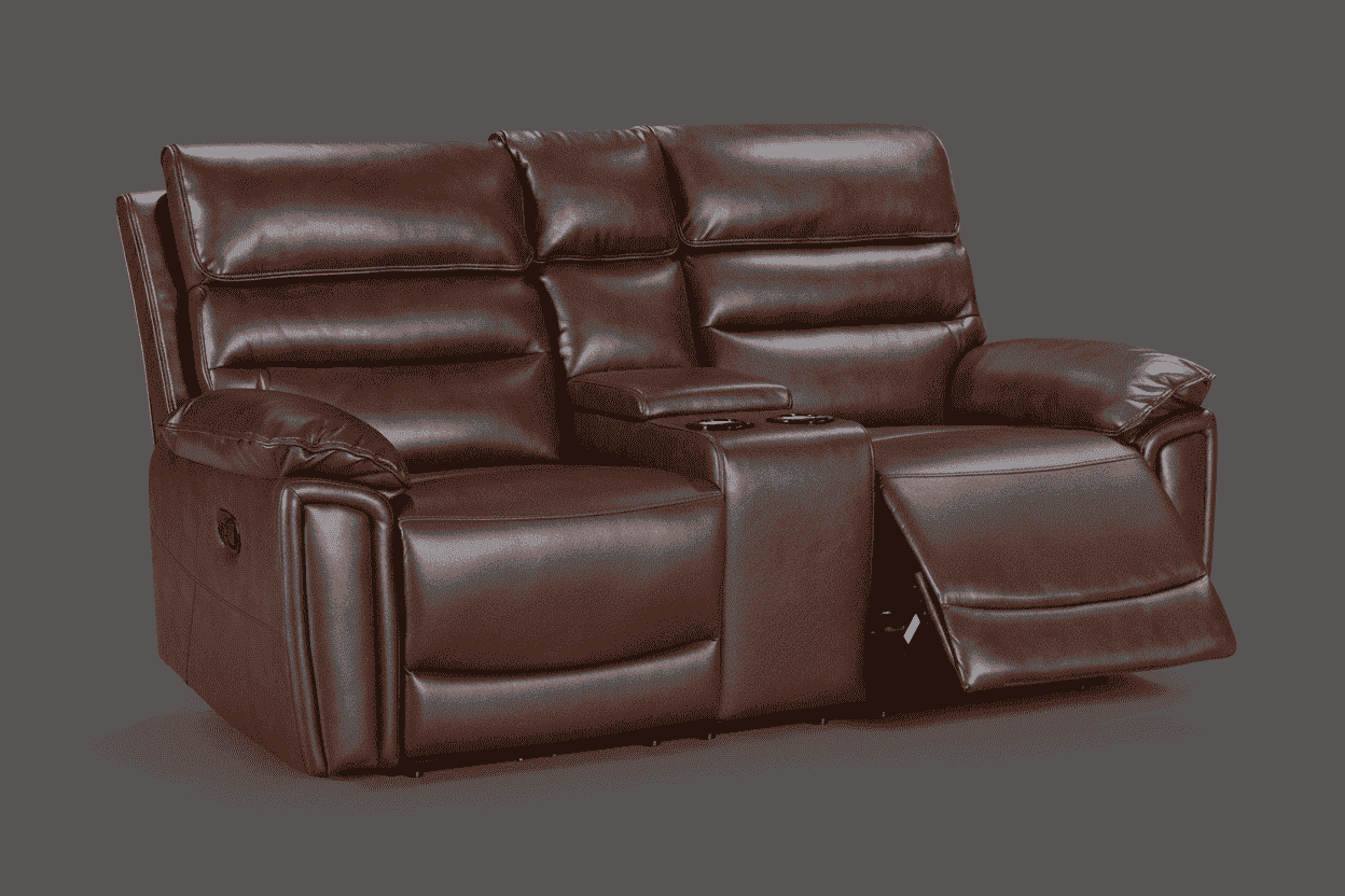 BUNDLE DEAL! DFS Lawson Brown Leather Electric Reclining 3 Seater + 2 Seater With Drinks Console + Armchair Sofa Range Suite Set With USB Charging Ports & Drop Down Tray Table