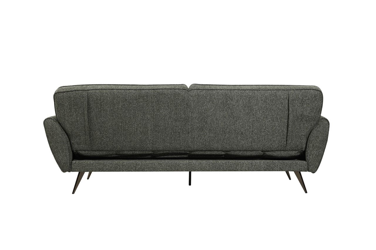 Athens Green Fabric 3 Seater Sofa Bed With Click-Clack Design