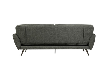 Athens Green Fabric 3 Seater Sofa Bed With Click-Clack Design