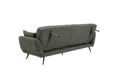 Athens Green Fabric 3 Seater Sofa Bed With Click-Clack Design