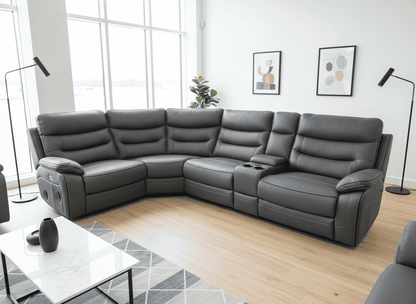 Cinema Corner Sofa - Smart Tech Power Recliner With Drinks Coolers & Extensive Features - 2C1C