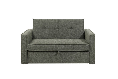 (Back In Stock 30th Sept) Soho Green Fabric 2 Seater Sofa Bed With Adjustable Backrest