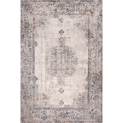 Lorenz Vintage Medallion Cream Beige Rug