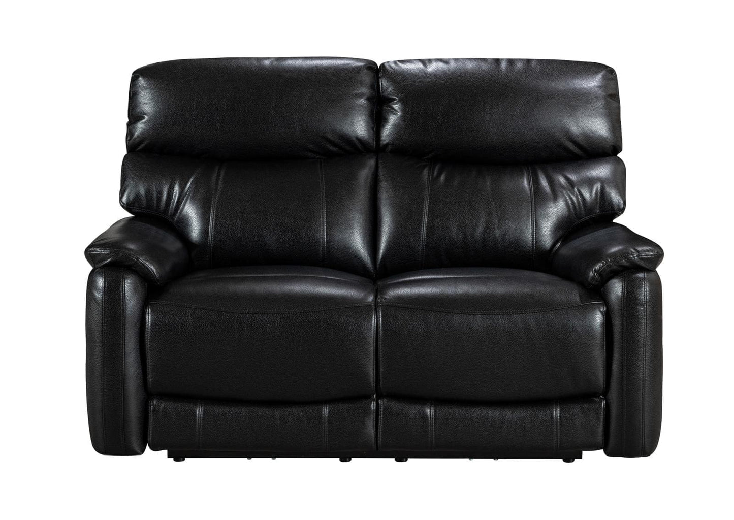 Lazy Boy Black Milano Leather Electric / Power Reclining 3 Seater + 2 Seater Sofa Suite Set With USB Charging Ports & Drop Down Tray Table