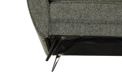Athens Green Fabric 3 Seater Sofa Bed With Click-Clack Design