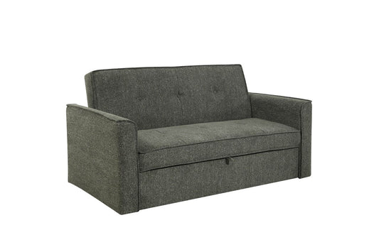 (Back In Stock 30th Sept) Soho Green 3 Seater Fabric Sofa Bed with Adjustable Backrest