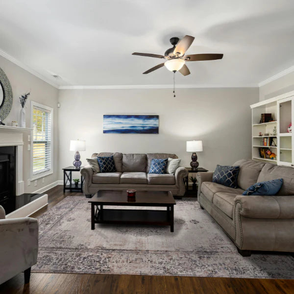 Lorenz Vintage Medallion Cream Beige Rug