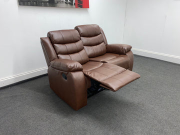 Dfs Landos Recliner Brown Leather 2 Seater Sofa Sofas