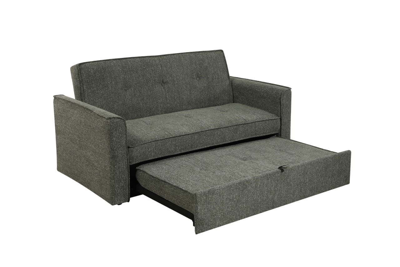 (Back In Stock 30th Sept) Soho Green 3 Seater Fabric Sofa Bed with Adjustable Backrest
