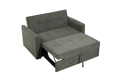 (Back In Stock 30th Sept) Soho Green Fabric 2 Seater Sofa Bed With Adjustable Backrest
