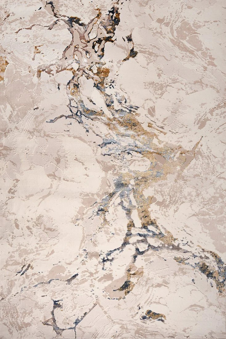 Ruby White & Cream Rug