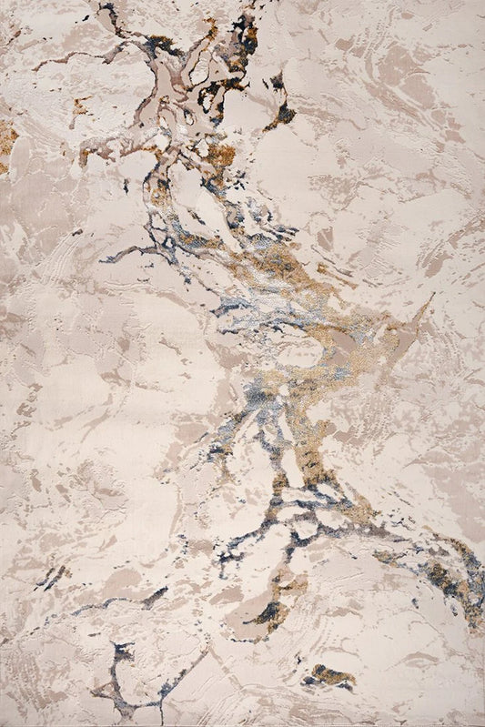 Ruby White & Cream Rug