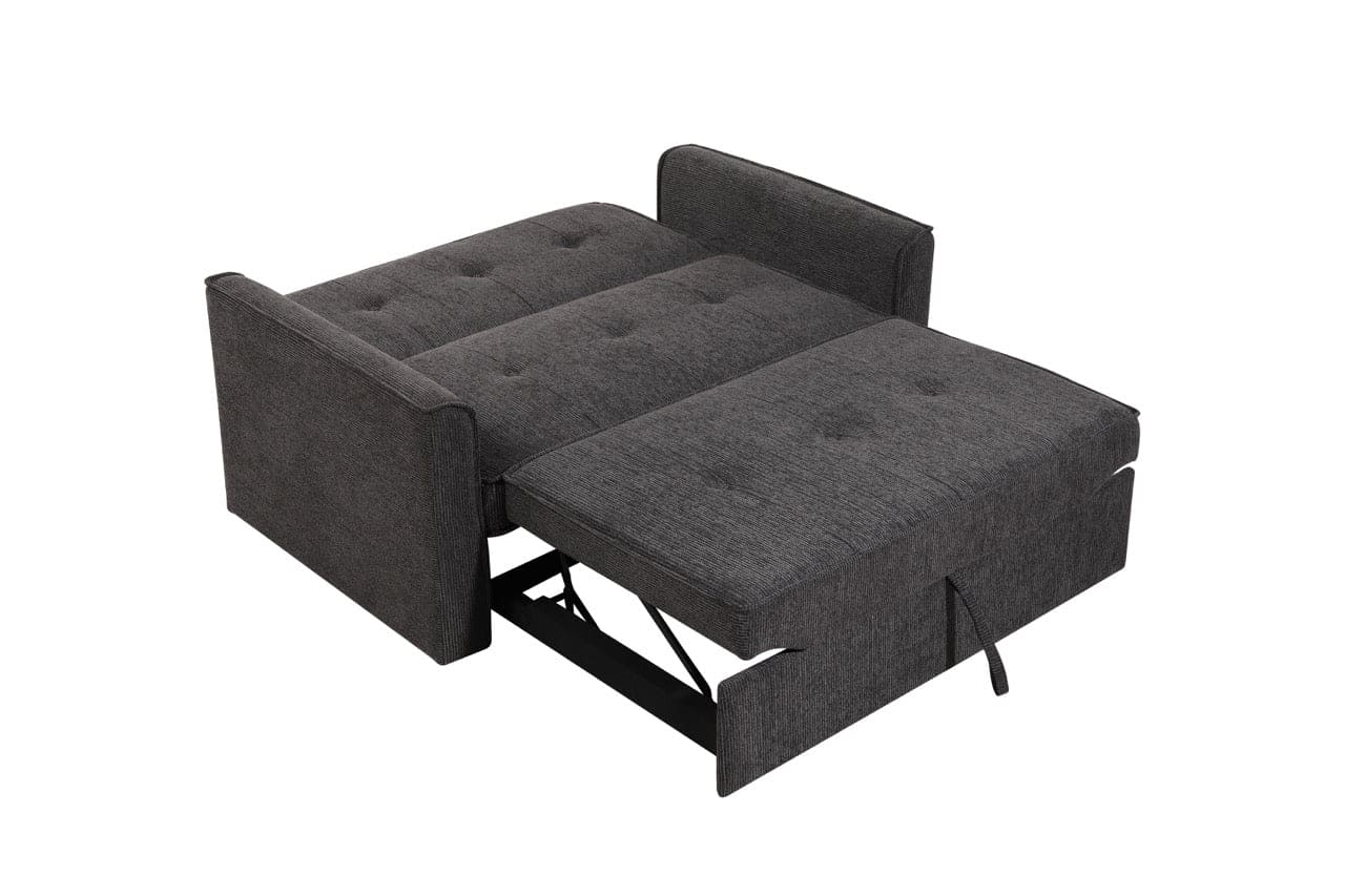 (Back In Stock 30th Sept) Soho Fabric 2 Seater Sofa Bed with Adjustable Backrest