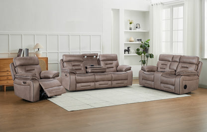 (Pre Order Promo Deal!) Chelsea Dark Grey, Light Grey, Or Brown Easy Clean Suede Fabric Cinema Sofa Set | 3 Seater + 2 Seater + Armchair or 3+2 | Online Only