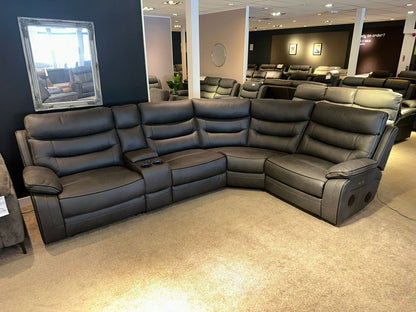 Cinema Corner Sofa - Smart Tech Power Recliner With Drinks Coolers & Extensive Features - 2C1C