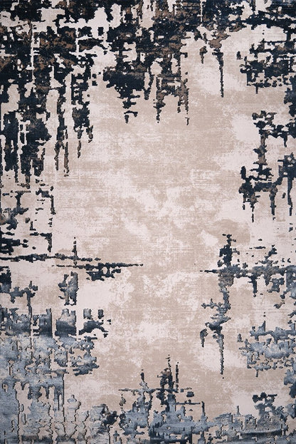 Ruby Urban Fade Cream & Blue Rug