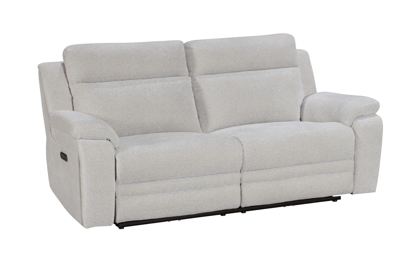 "Barre" Electric Reclining Cream / Oatmeal Fabric Sofa Range - USB Charging Ports