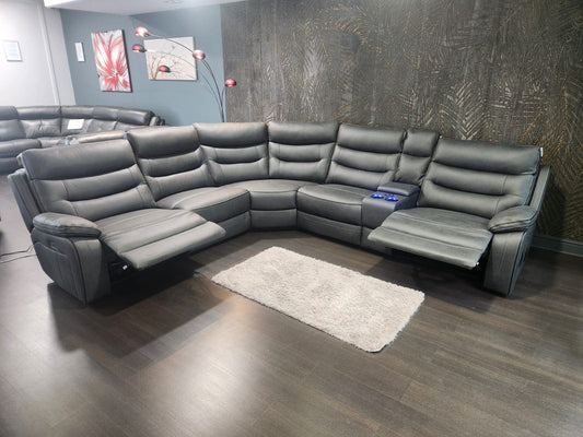Cinema Corner Sofa - Smart Tech Power Recliner With Drinks Coolers & Extensive Features
