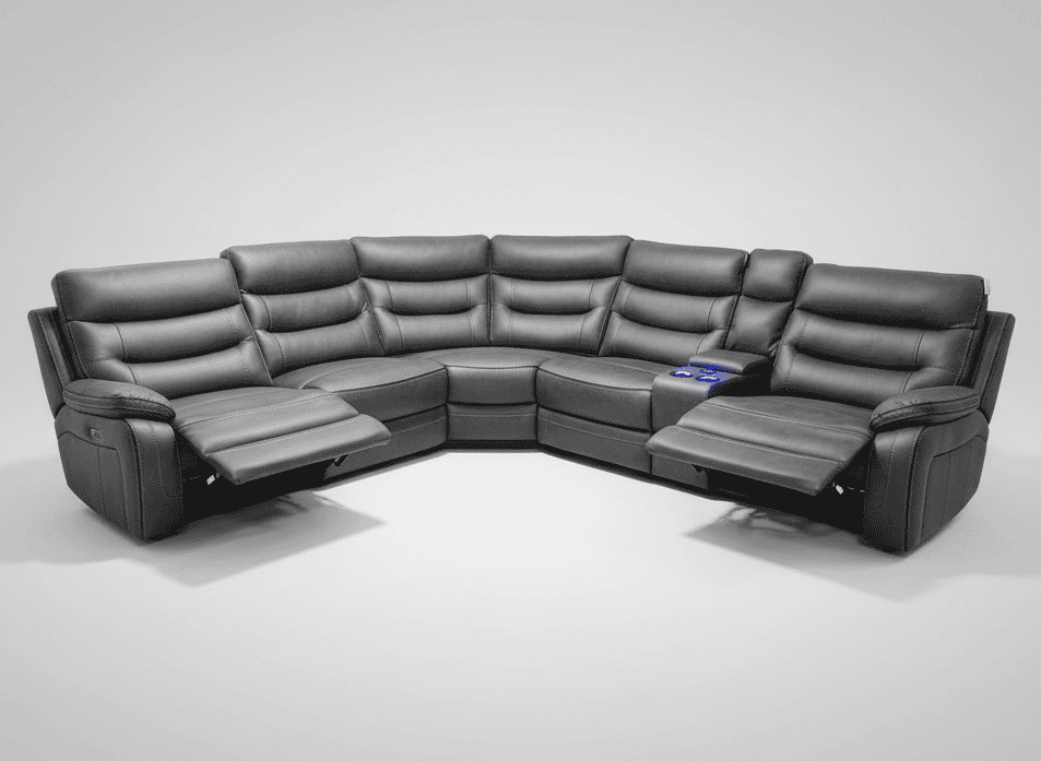 Cinema Corner Sofa - Smart Tech Power Recliner With Drinks Coolers & Extensive Features