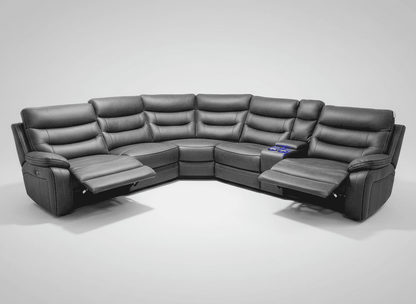 Cinema Corner Sofa - Smart Tech Power Recliner With Drinks Coolers & Extensive Features