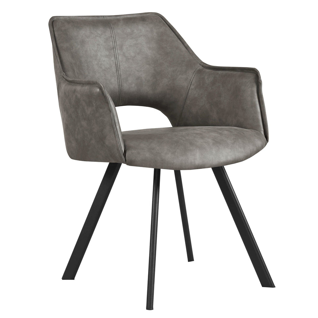 Florence Light Grey Pu Dining Chair Dining Chair