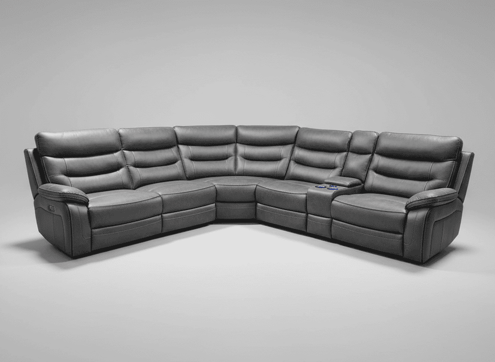 Cinema Corner Sofa - Smart Tech Power Recliner With Drinks Coolers & Extensive Features