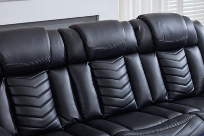 (Pre Order Promo Deal!) Zeus Grey, Black Or Brown Leather Cinema Sofa Set | 3 Seater + 2 Seater + Armchair or 3+2 | Online Only