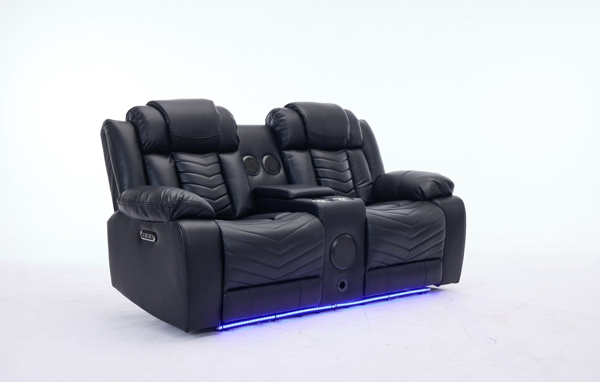 (Pre Order Promo Deal!) Zeus Grey, Black Or Brown Leather Cinema Sofa Set | 3 Seater + 2 Seater + Armchair or 3+2 | Online Only