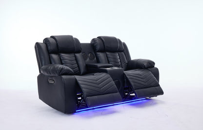 (Pre Order Promo Deal!) Zeus Grey, Black Or Brown Leather Cinema Sofa Set | 3 Seater + 2 Seater + Armchair or 3+2 | Online Only
