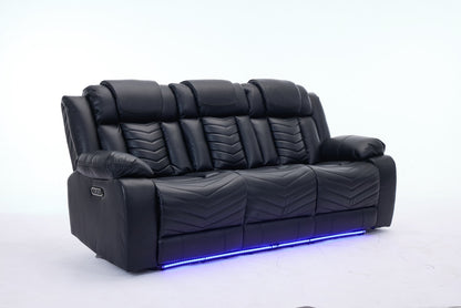 (Pre Order Promo Deal!) Zeus Grey, Black Or Brown Leather Cinema Sofa Set | 3 Seater + 2 Seater + Armchair or 3+2 | Online Only