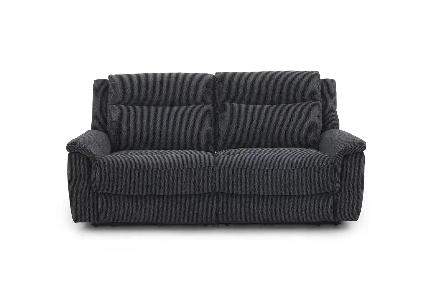 (Back In Stock May 1st) "Tamla" Charcoal Grey Fabric Electric Recliner 3 Seater Sofa Complete With USB/C Charging Ports