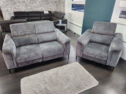 Tahiti Electric Recliner 2 Seater Sofa With USB Charging Ports & Adjustable Headrests