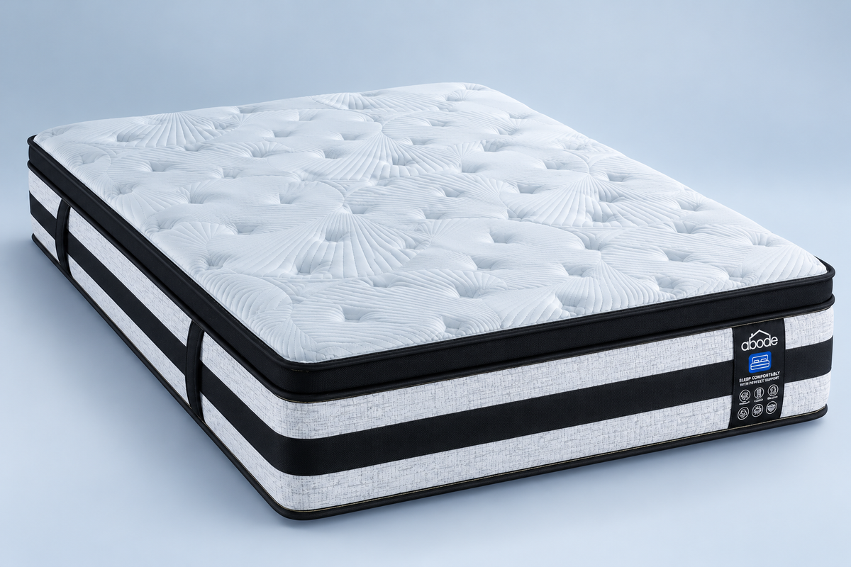 (Back In Stock 15th December) "Riviera" Luxury Pillow Top Pocket Sprung Mattress With 3D Boarder Support King | Double | Single Sizes Available