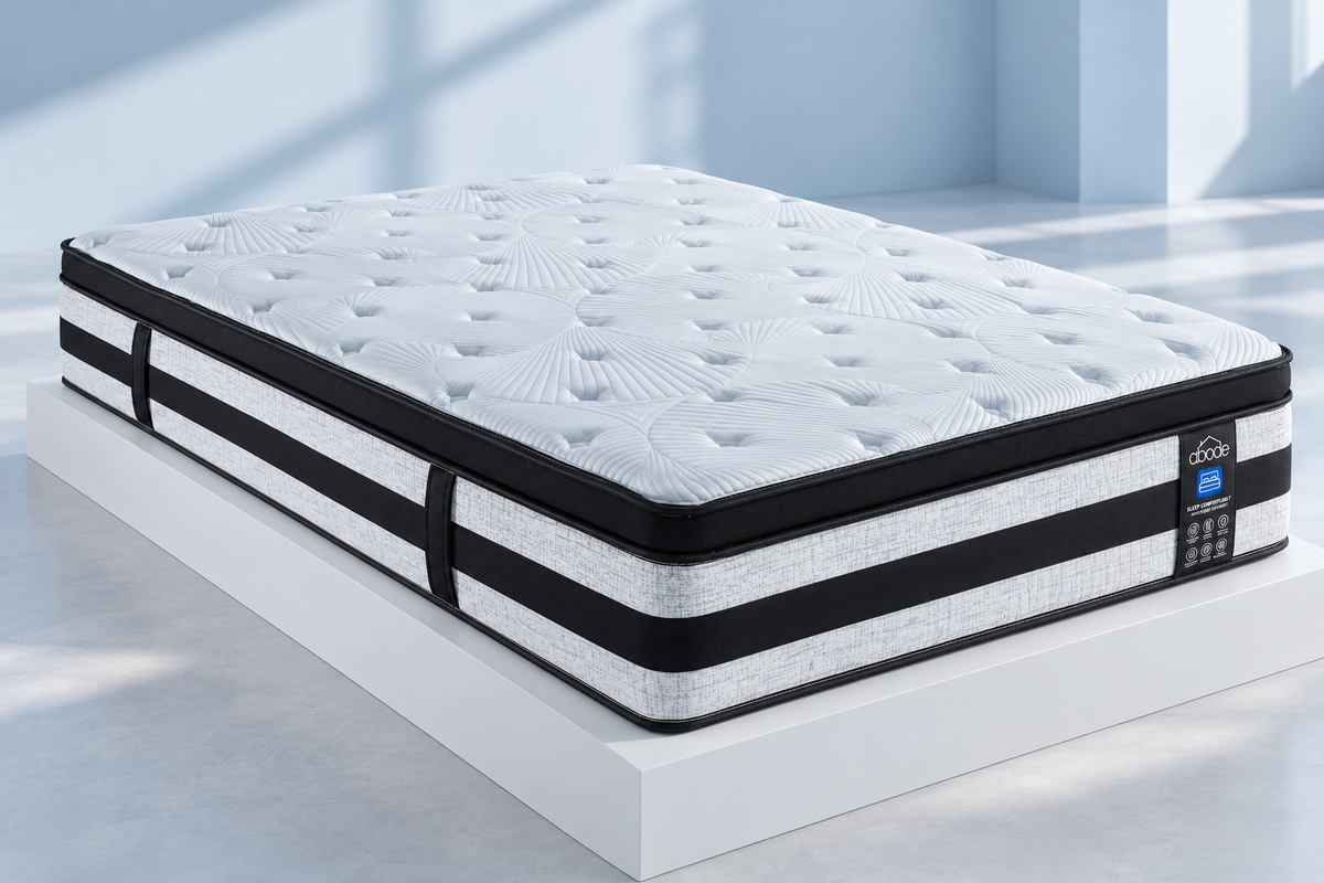 (Back In Stock 15th December) "Riviera" Luxury Pillow Top Pocket Sprung Mattress With 3D Boarder Support King | Double | Single Sizes Available