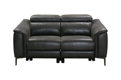 Tahiti Resilience Suede Electric Recliner Sofa Range With USB Charging Ports & Adjustable Headrests