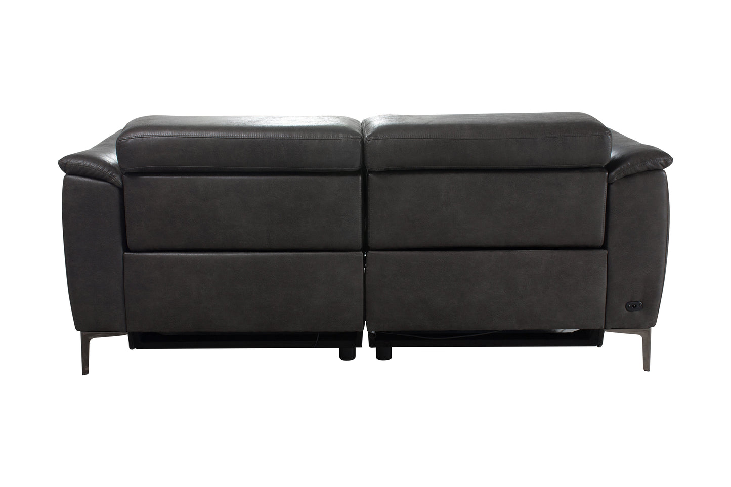 Tahiti Resilience Suede Electric Recliner 3 Seater Sofa With USB Charging Ports & Adjustable Headrests