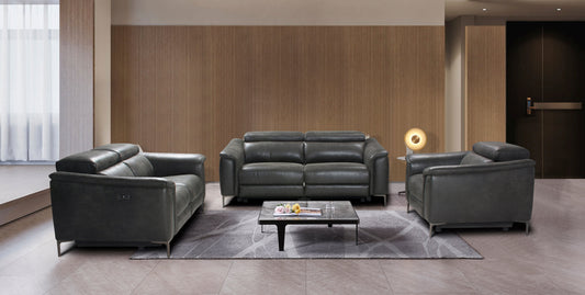 Tahithi Suede Electric Recliner Sofa Range With USB Charging Ports & Adjustable Headrests