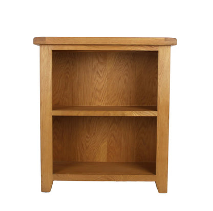 Torino Low Real Hardwood Oak Bookcase