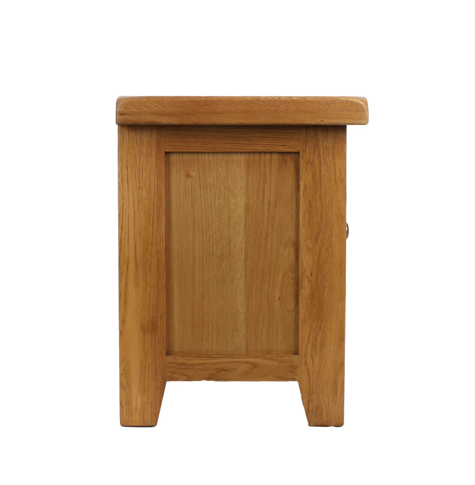 Torino Large Real Hardwood Oak TV Unit