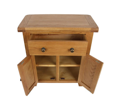 Tornio Real Hardwood Oak Mini Sideboard
