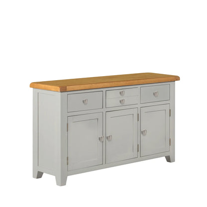 Lucca Real Hardwood Oak Large Sideboard