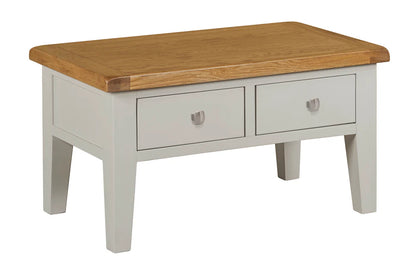 Lucca Real Hardwood Oak Coffee Table