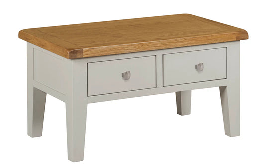 Lucca Real Hardwood Oak Coffee Table