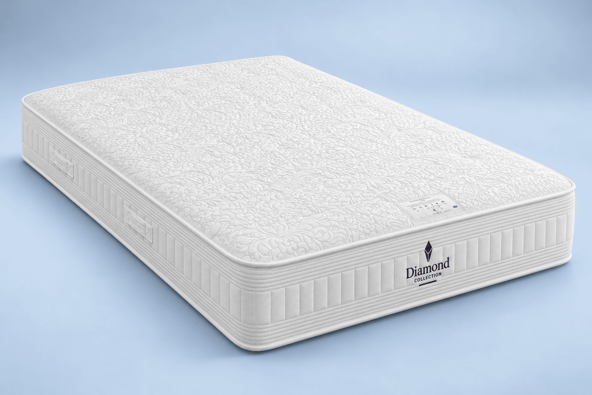 "Diam" Luxury Pocket Sprung Mattress With Firm Support - King | Double | Single Sizes Available
