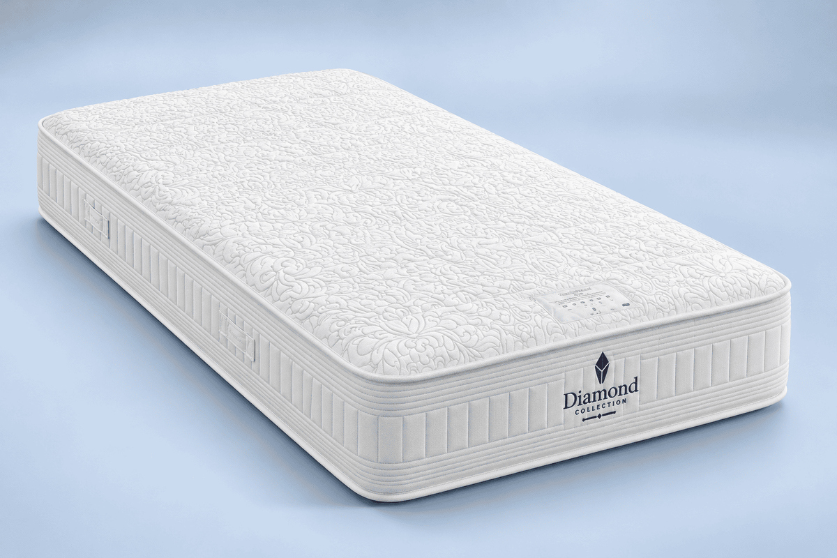 "Diam" Luxury Pocket Sprung Mattress With Firm Support - King | Double | Single Sizes Available