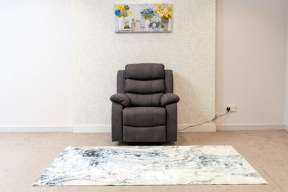 Willow Dark Grey Easy Clean Fabric With Manual Reclining Feature Seater Sofa Set Range