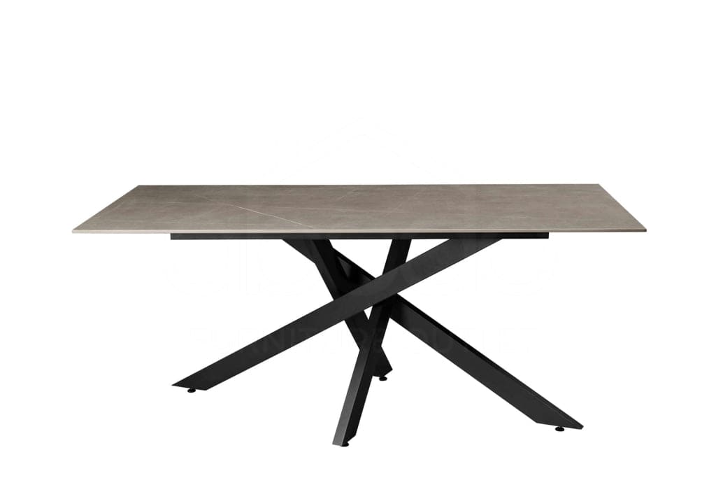 Grigio 1.8M Bulgaria Grey Dining Table Dining Table