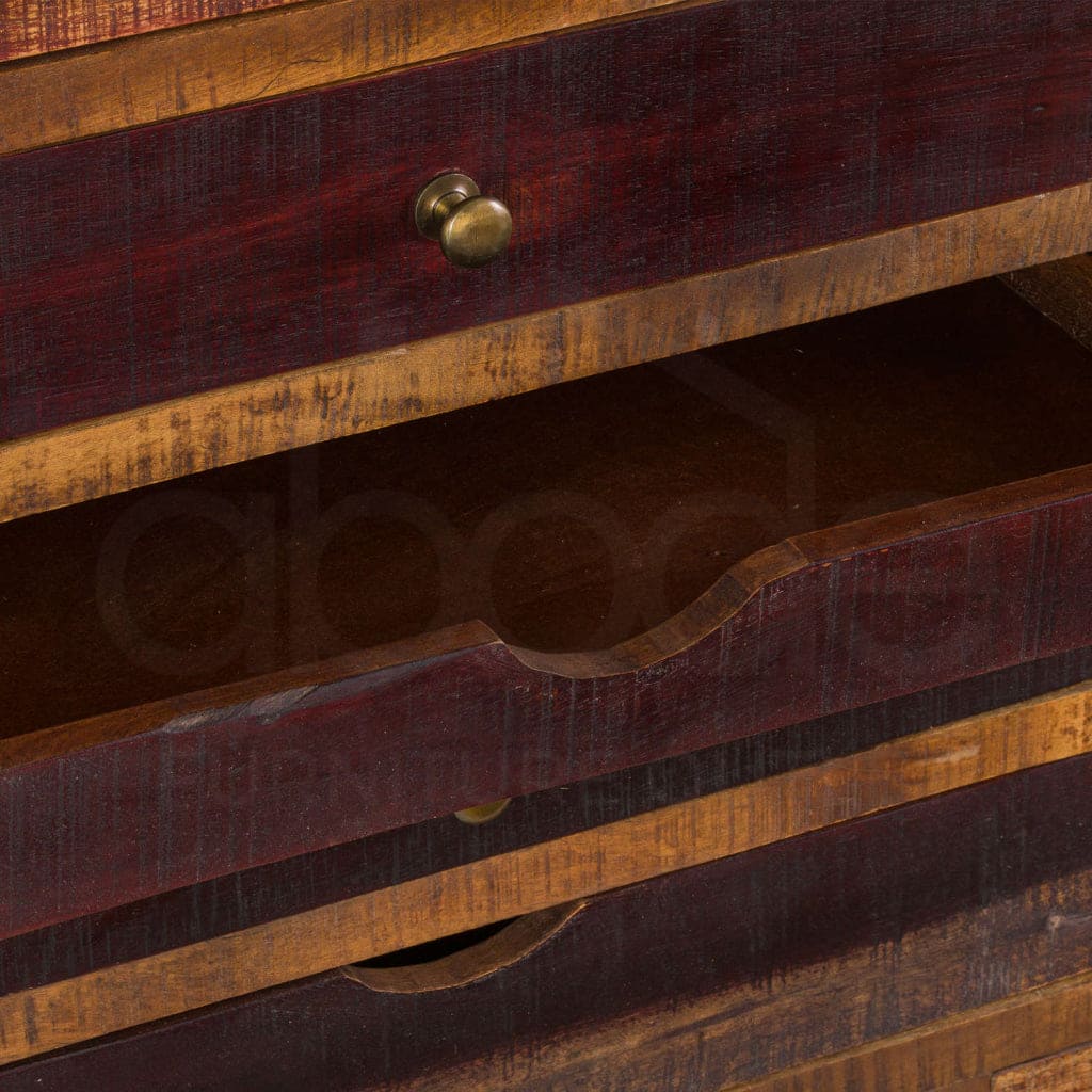 Industrial Multi Draw Chest With Brass Handles Sofas