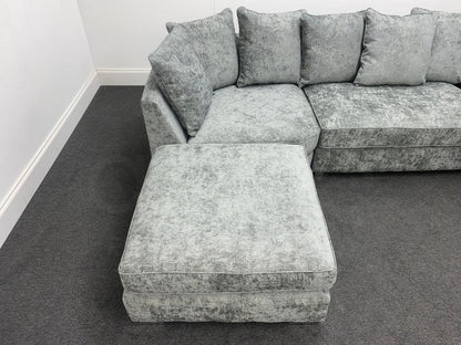 Lawrie Grey U - Shape Corner Sofa Sofas